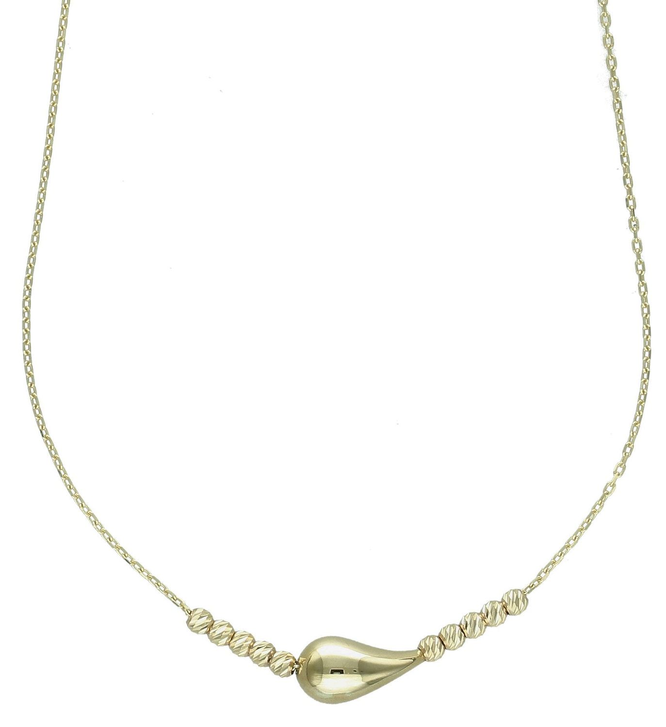 Złoty naszyjnik damski 375 celebrytka kroplą i kuleczkami NA 3638 375 (2).jpg